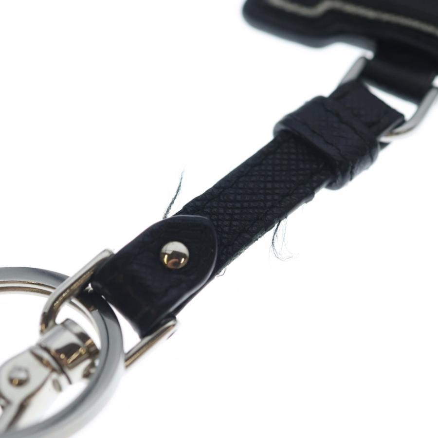 PRADA（プラダ） LOGO SAFFIANO LEATHER KEYRING BAG CHARM