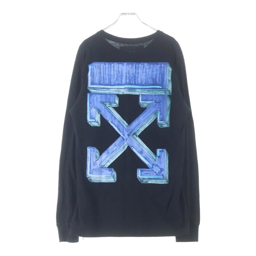 OFF-WHITE オフホワイト 20AW マーカーアローロゴプリント クルー
