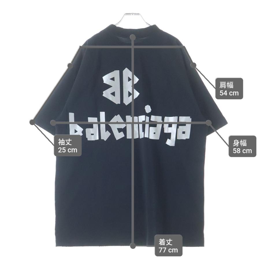 BALENCIAGA（バレンシアガ） 23SS Tape Medium Fit T-Shirt テープロゴ