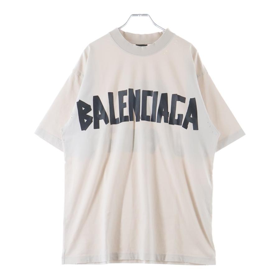 BALENCIAGA（バレンシアガ） 23SS Tape Medium Fit T-Shirt テープロゴ