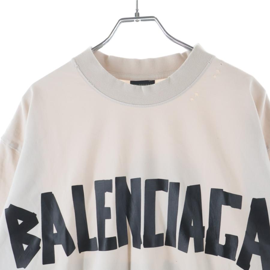 BALENCIAGA（バレンシアガ） 23SS Tape Medium Fit T-Shirt テープロゴ