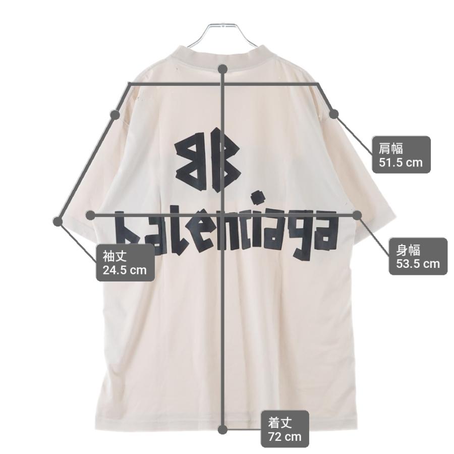 BALENCIAGA（バレンシアガ） 23SS Tape Medium Fit T-Shirt テープロゴ