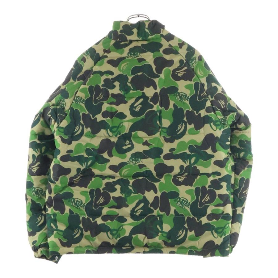 アベイシングエイプ BAPE X SPOTIFY BY CENTRAL CEE CAMO PUFFER JACKET カモフラ ダウン ジャケット グリーン 0ZXJKM908411Pの画像