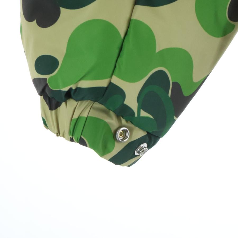 アベイシングエイプ BAPE X SPOTIFY BY CENTRAL CEE CAMO PUFFER JACKET カモフラ ダウン ジャケット グリーン 0ZXJKM908411Pの画像