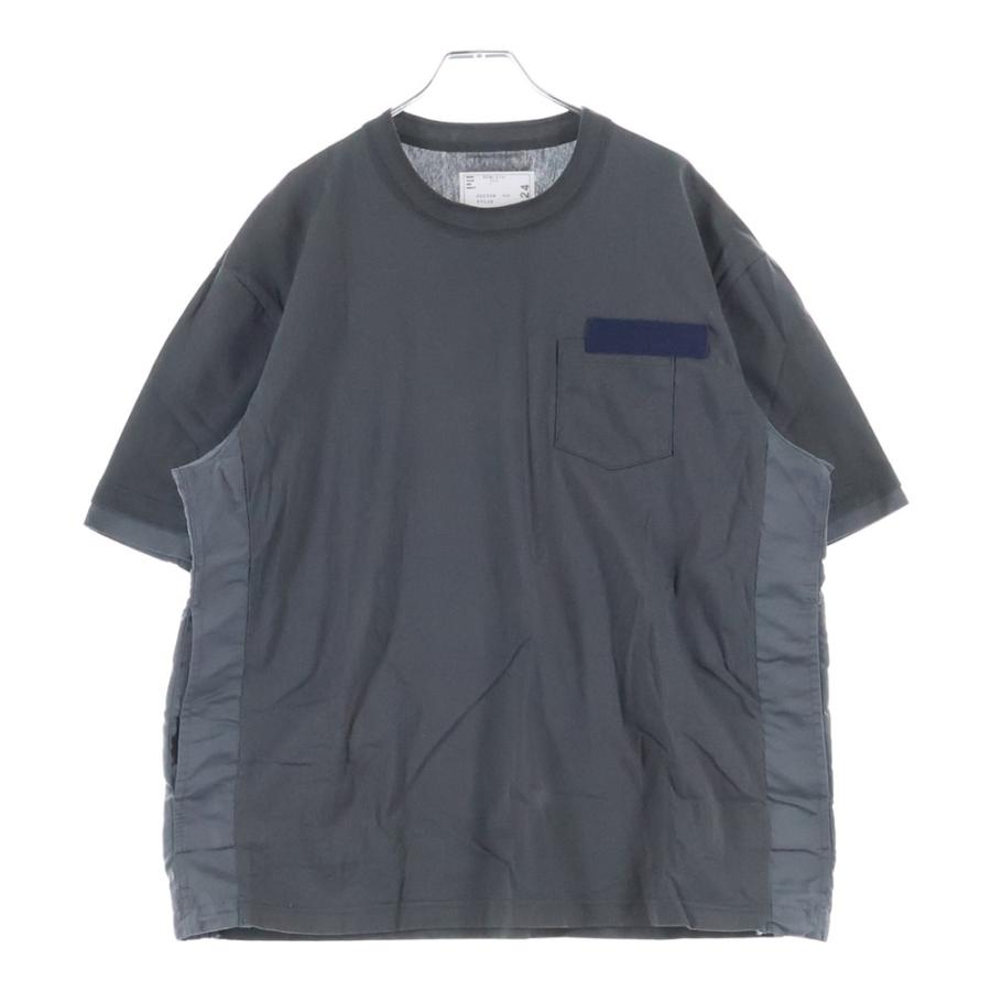 sacai（サカイ） Cotton Jersey T-shirt フロントポケット ベルト