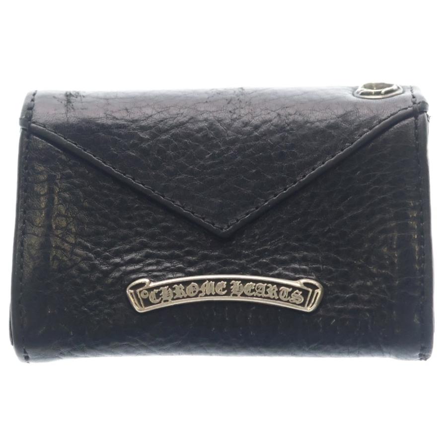 クロムハーツ タイニーウォレット CHプラスボタンレザーウォレット CHROME HEARTS（クロムハーツ） TINY WALLET タイニーレザーウォレット