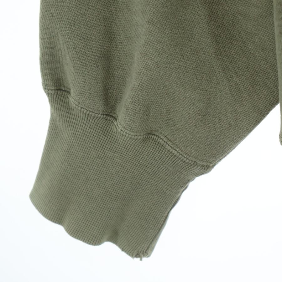 CHAMPION チャンピオン 80s VINTAGE REVERSE WEAVE リバースウィーブ BRITGHES 刺繍入り スウェット カーキ_5