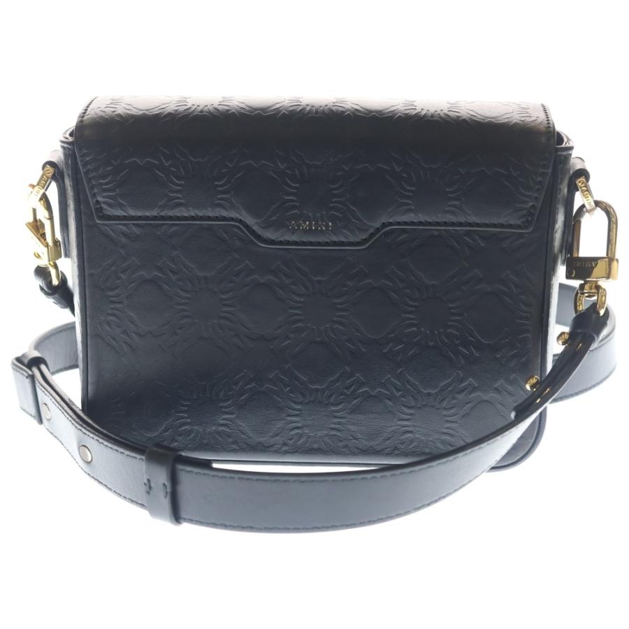 AMIRI（アミリ） MA Quad Leather Cross body Bag エンボスロゴ
