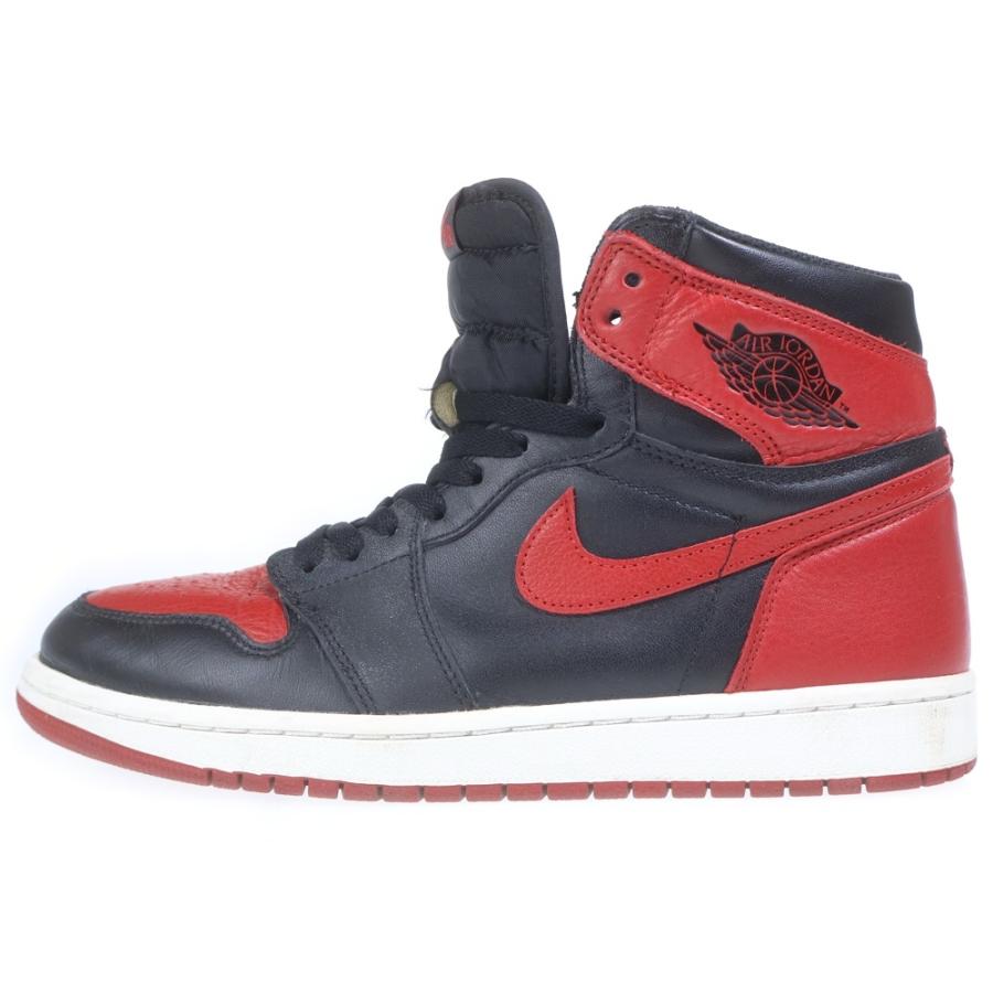 ナイキ　エアジョーダン1ブレッド（2016年） NIKE（ナイキ） 【観賞用 2016年製】 AIR JORDAN 1 エアジョーダン1