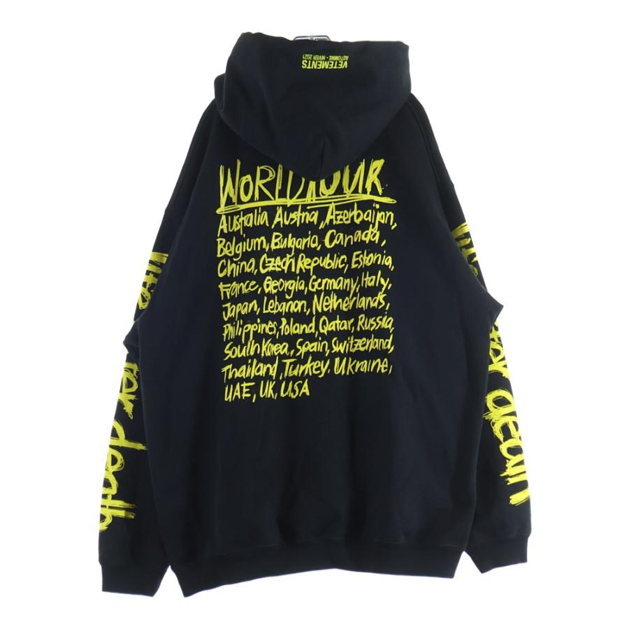 VETEMENTS（ヴェトモン） 20AW World Tour Hoodie グラフィックロゴ