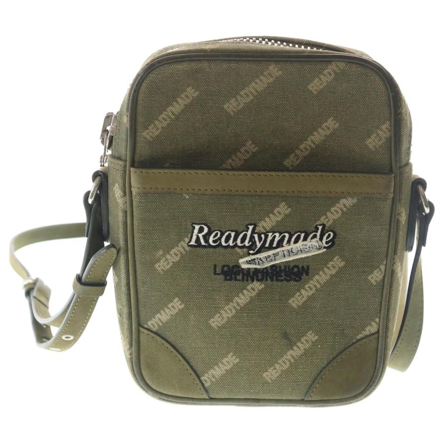 READYMADE（レディメイド） SHOULDER BAG 総柄 ロゴ刺繍 デニム 