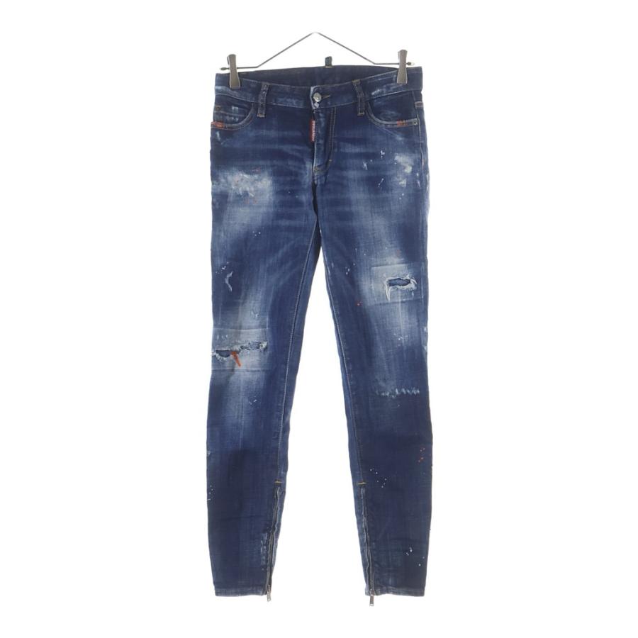DSQUARED2（ディースクエアード） 20SS ペイントクラッシュ加工 裾 