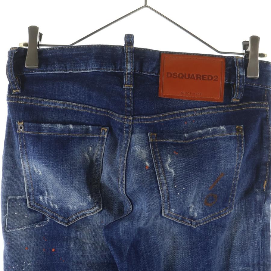 DSQUARED2（ディースクエアード） 20SS ペイントクラッシュ加工 裾