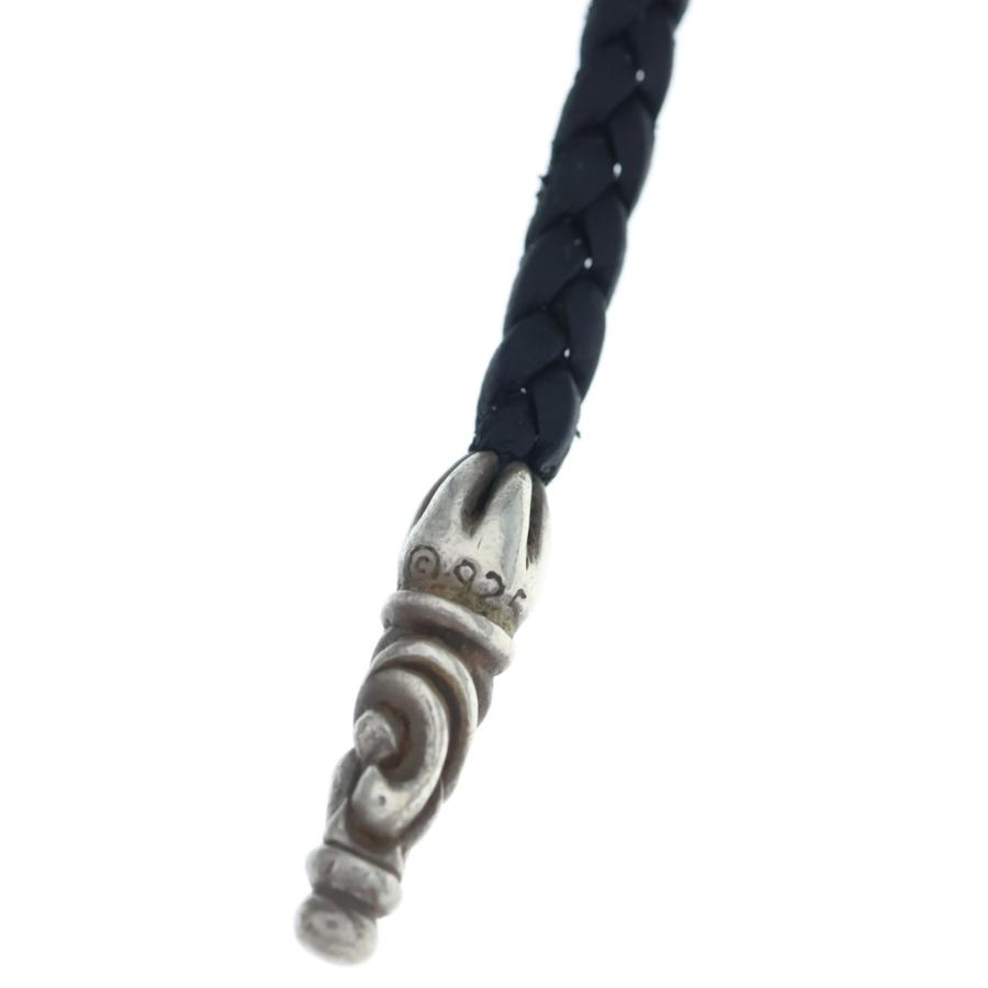 CHROME HEARTS（クロムハーツ） LEATHER BRAID SCROLL ネックレス