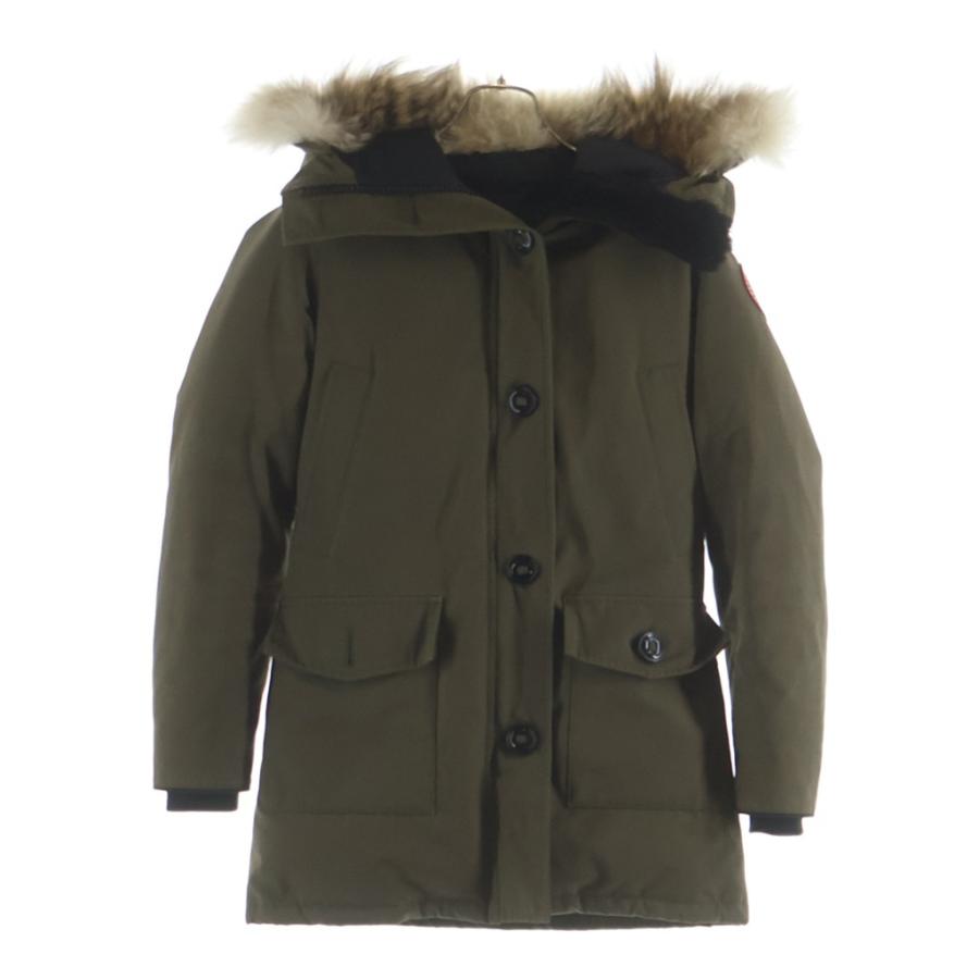 【美品】カナダグース ブロンテパーカ ダウンコート2603JL カーキ S CANADA GOOSE（カナダグース） BRONTE PARKA ブロンテ パーカー