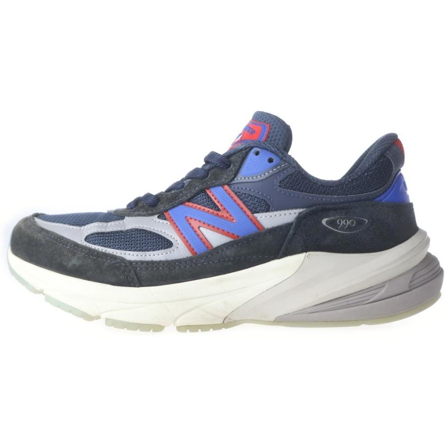 New Balance ニューバランス × KITH U990KR6 メッシュ ローカットスニーカー シューズ ネイビー US8/26.0cm New Balance（ニューバランス） × KITH U990KR6 メッシュ ローカット