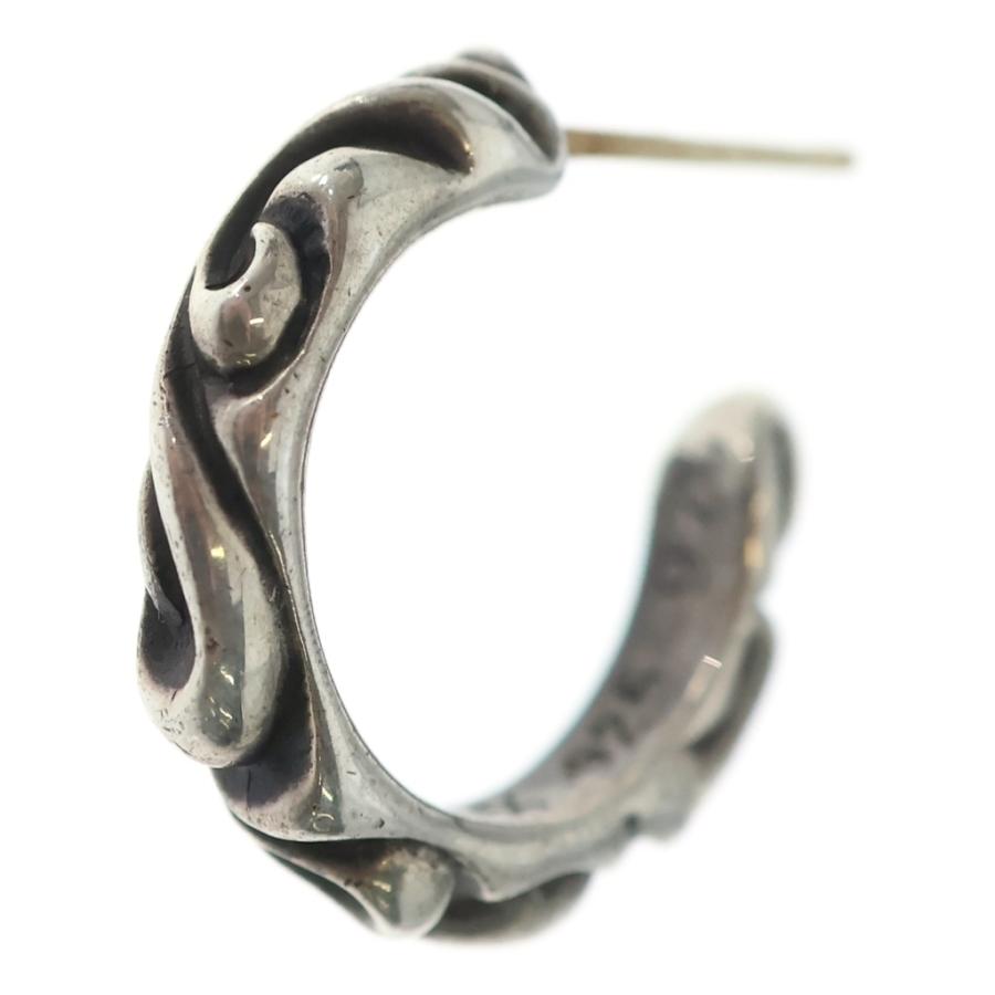 CHROME HEARTS（クロムハーツ） HOOP SCROOL スクロール フープピアス