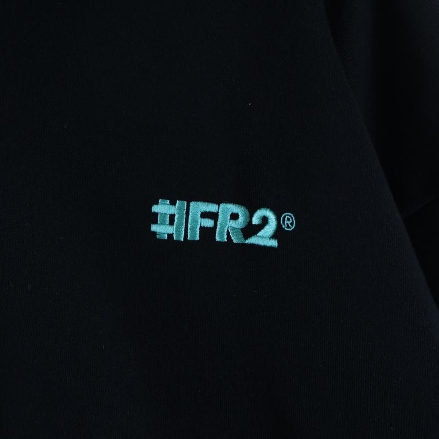 #FR2 沖縄 パーカー ブラック 月桃 FR2◇ジップパーカー/M/コットン/BLK/月桃/プリント// : セカンド