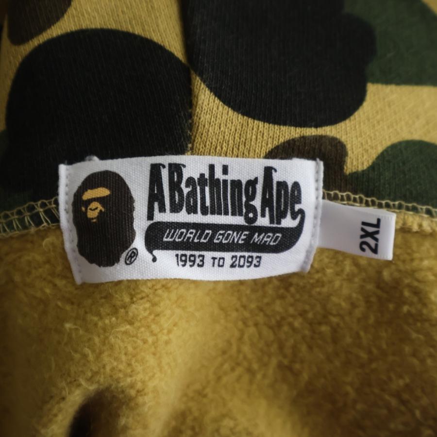 A BATHING APE アベイシングエイプ 1ST CAMO SHARK FULL ZIP HOODIE ジップアップ シャークフーディー パーカー カモの画像