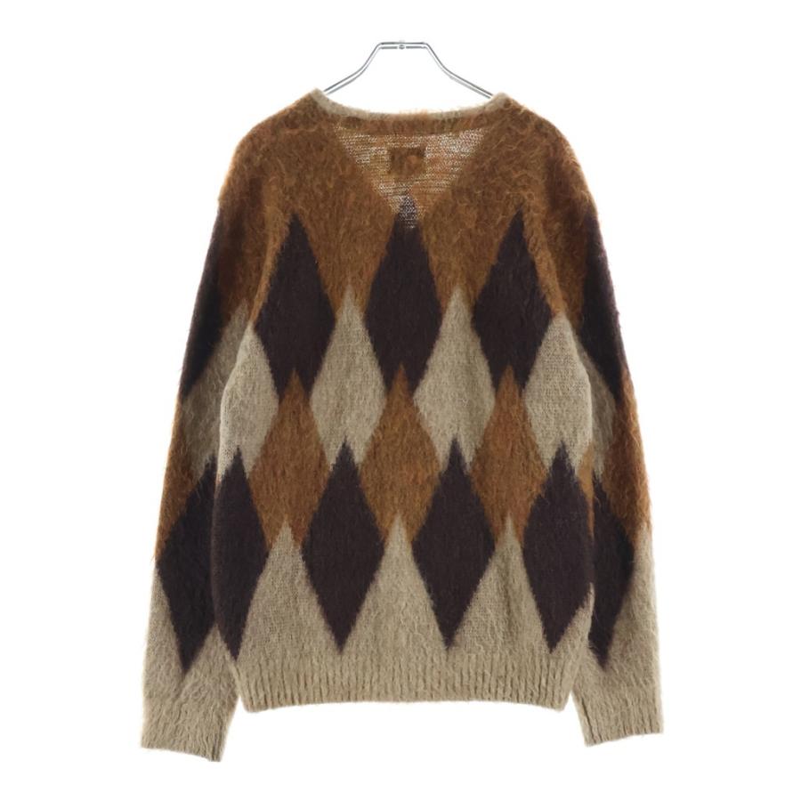 Needles（ニードルス） MOHAIR CARDIGAN アーガイル柄 モヘアニット