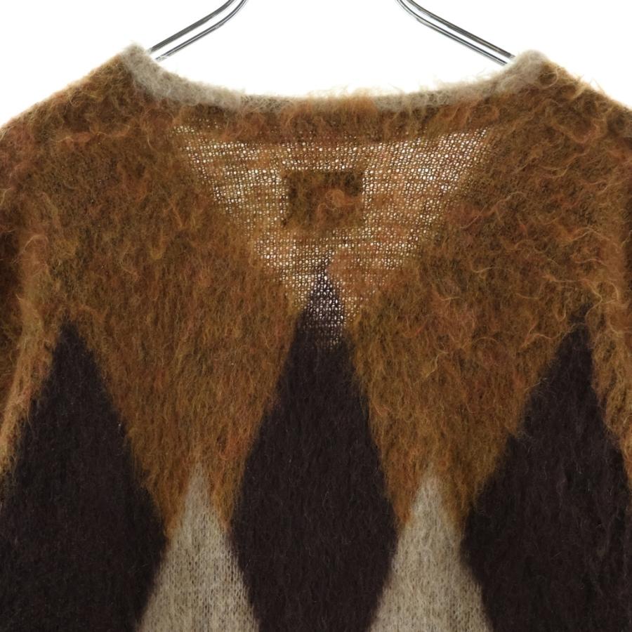 Needles（ニードルス） MOHAIR CARDIGAN アーガイル柄 モヘアニット