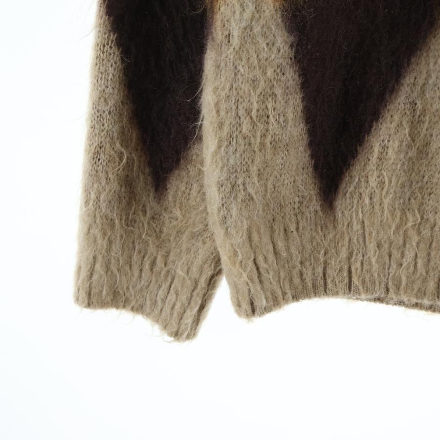 Needles（ニードルス） MOHAIR CARDIGAN アーガイル柄 モヘアニット