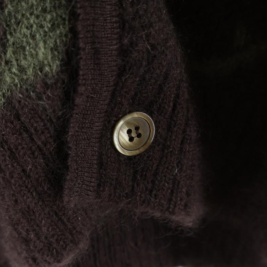 GANGSTERVILLE（ギャングスタービル） 23AW Mohair Cardigan フラワー