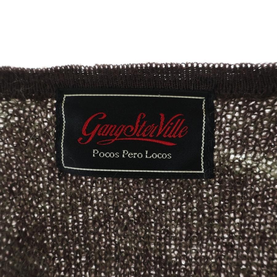 GANGSTERVILLE（ギャングスタービル） 23AW Mohair Cardigan フラワー
