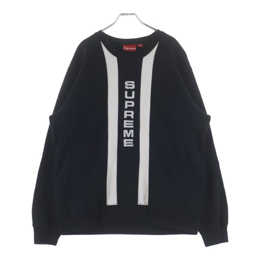Supreme（シュプリーム） 17SS Vertical Logo Panel Crewnwck 