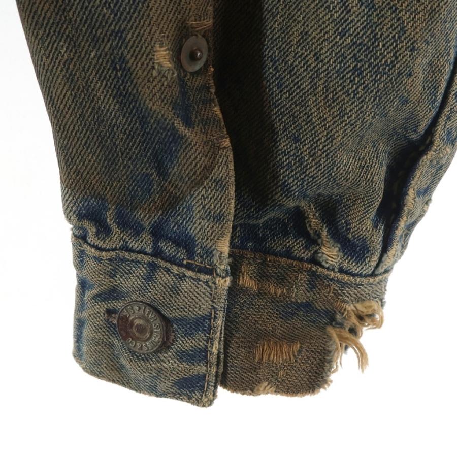 50s リーバイス2nd 507XX レザーパッチ期　両面タブ　デニムジャケット Levi's（リーバイス） 50s 507XX 2nd 革パッチ 両面タブ デニム