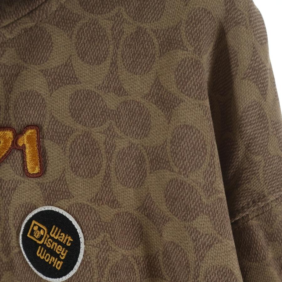 COACH コーチ ×DISNEY ミッキーマウス シグネチャー フーディー プルオーバーパーカー ブラウン C9479 COACH（コーチ） ×DISNEY ミッキーマウス シグネチャー フーディー