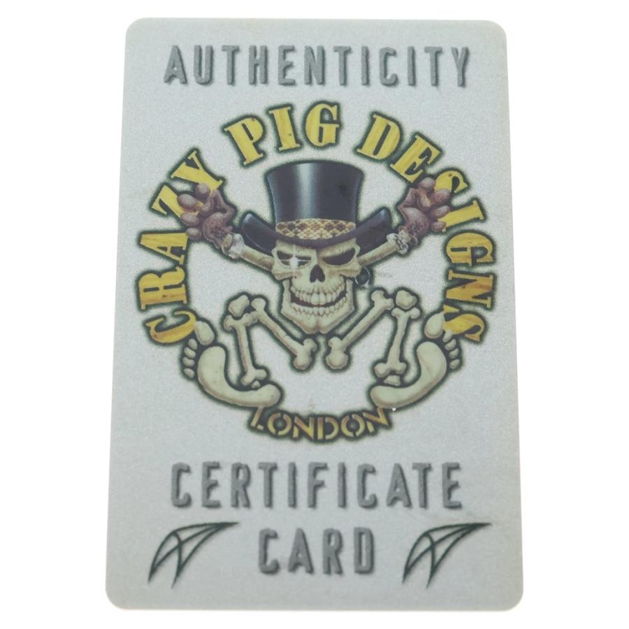 クレイジーピッグ BONE HAND RING 13号 付属品カード最終値下げ CRAZY PIG クレイジーピッグ BONE HAND RING ボーンハンド リング
