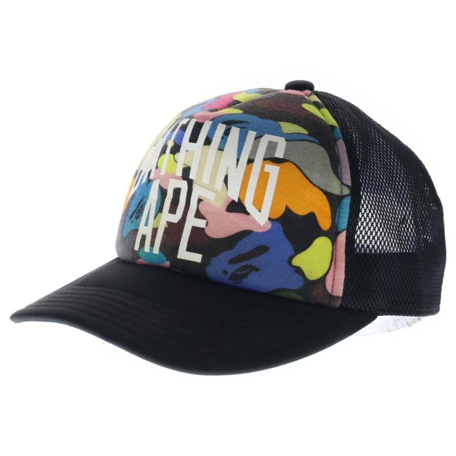 帽子 BAPE NYC LOGO メッシュ キャップ a bathing ape