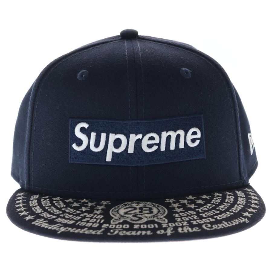 SUPREME シュプリーム ×New Era 2021AW Undisputed Box Logo New Era シュプリーム×ニューエラ アンディスピューティドボックスロゴニューエラキャップ 帽子 ブラック Supreme（シュプリーム） 21AW ×NEW ERA Undisputed Box Logo Cap