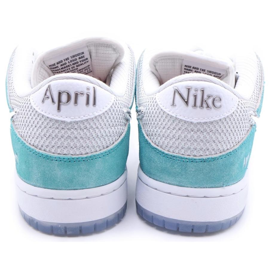 NIKE SB ナイキエスビー DUNK LOW PRO QS APRIL SKATEBOARDS ダンクロー エイプリルスケートボード ローカットスニーカー ライトグリーン US9.5/27.5cm FD2562-400 Nike SB ナイキエスビー ×APRIL SKATEBOARDS DUNK LOW PRO QS