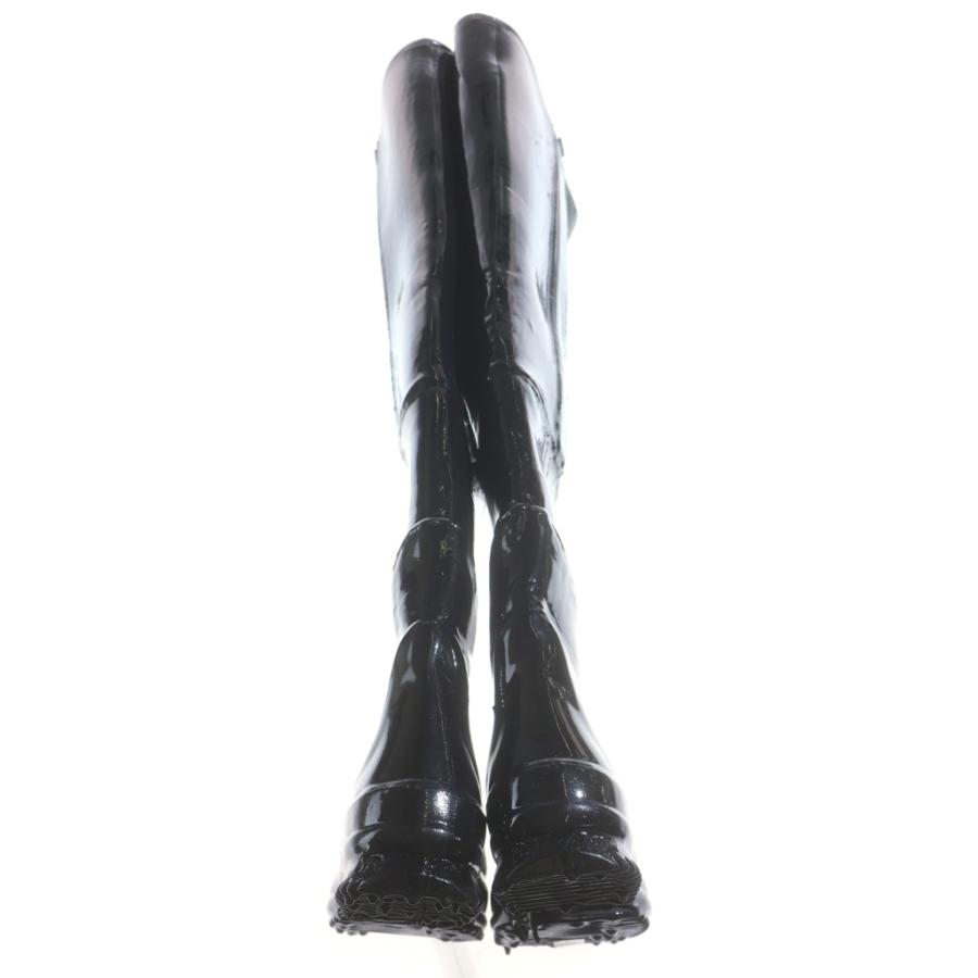 【美品】Maison Margiela ロングブーツ レインブーツ 黒 25㎝ Maison Margiela（メゾンマルジェラ） 22SS Rubber Thigh-High Boots
