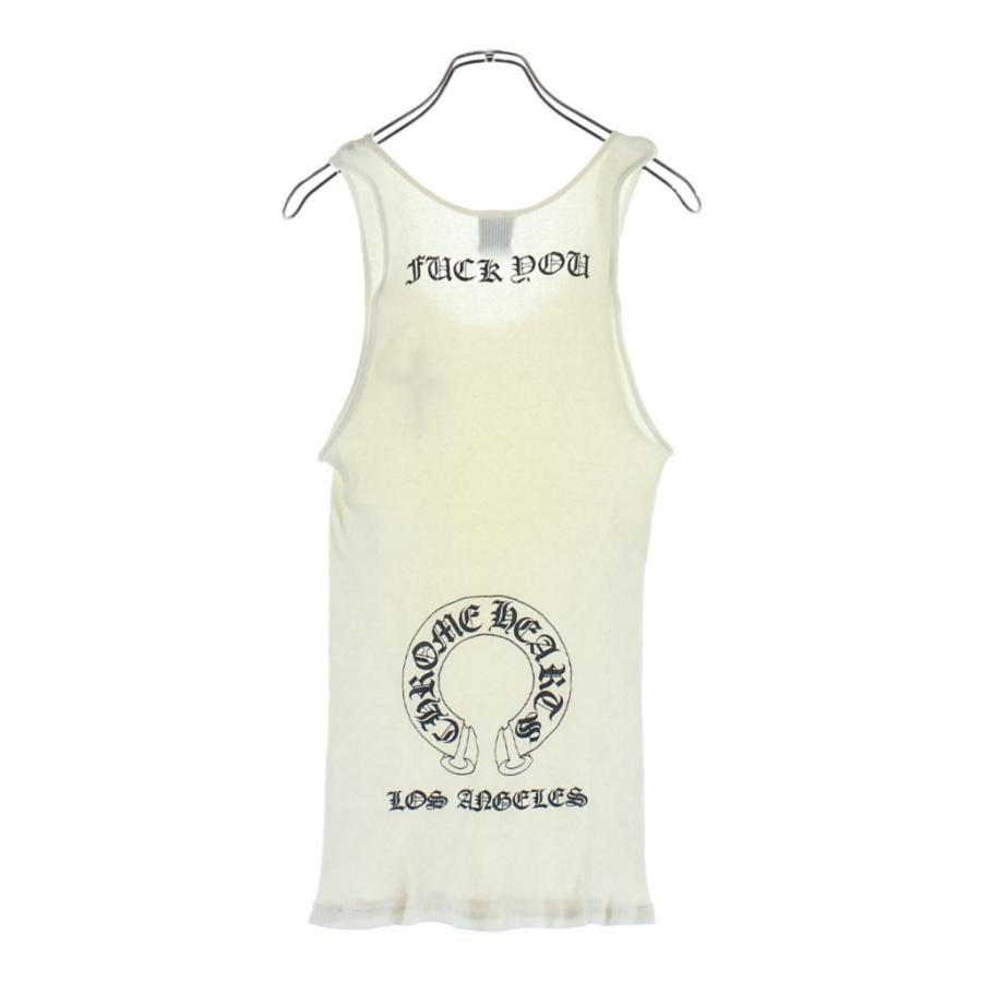 クロムハーツ　オールド　タンクトップ　ホワイト　S 初期 CHROME HEARTS（クロムハーツ） OLD CRS TANK TOP オールド クロス