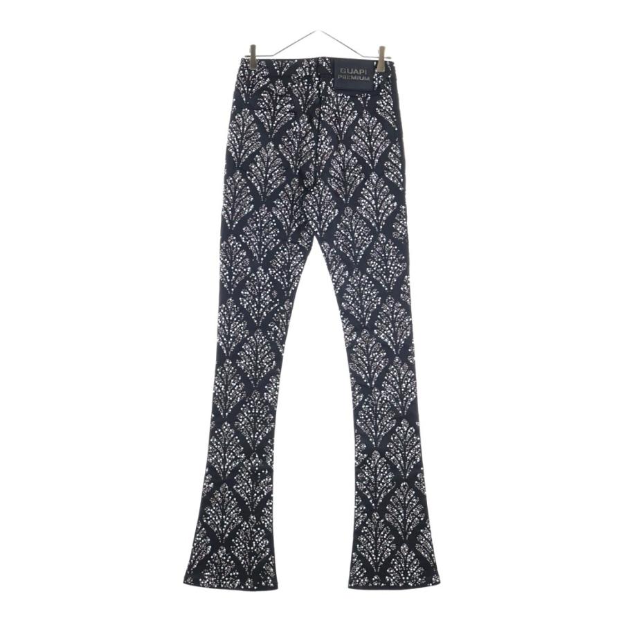 GUAPI グアピ Embellished Denim Pants ラインストーン フレアデニム