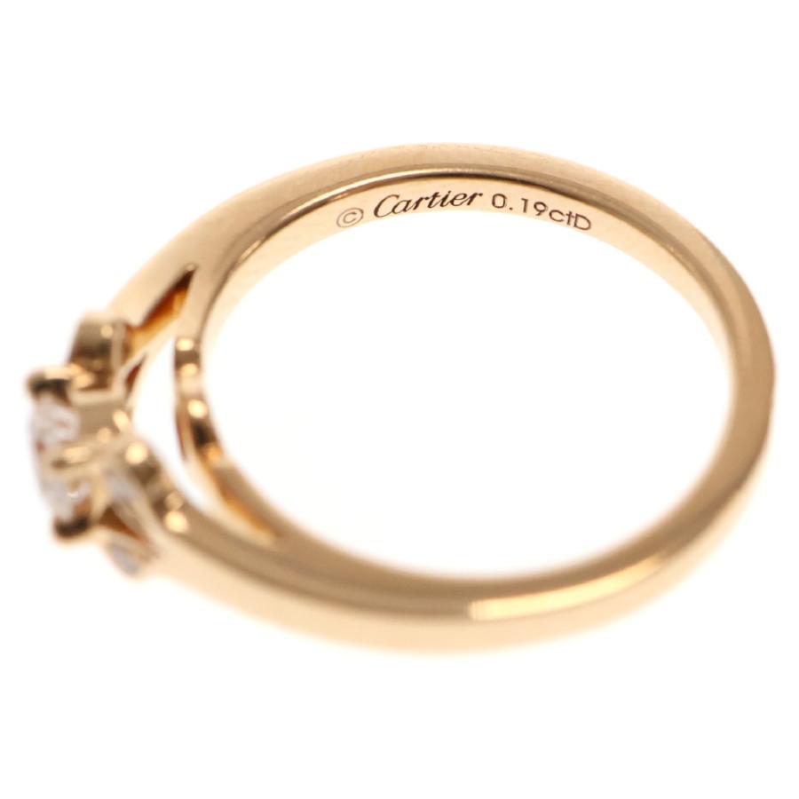 Cartier（カルティエ） バレリーナ リング ダイヤモンド Au750 PG D0