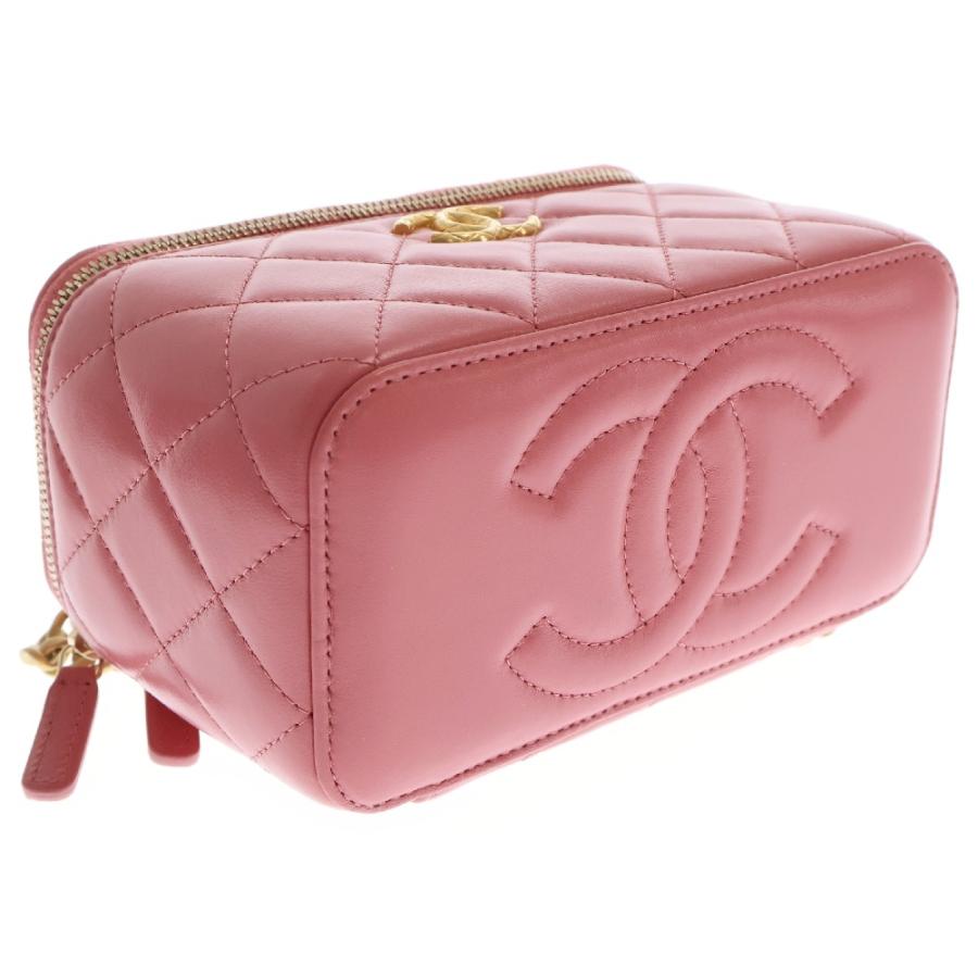 CHANEL（シャネル） バニティバッグ チェーンショルダーバッグ ピンク