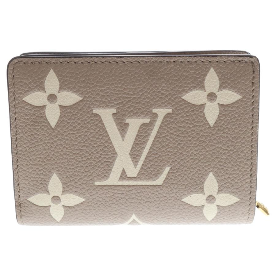 LOUIS VUITTON／ポルトフォイユクレア モノグラム ベージュ