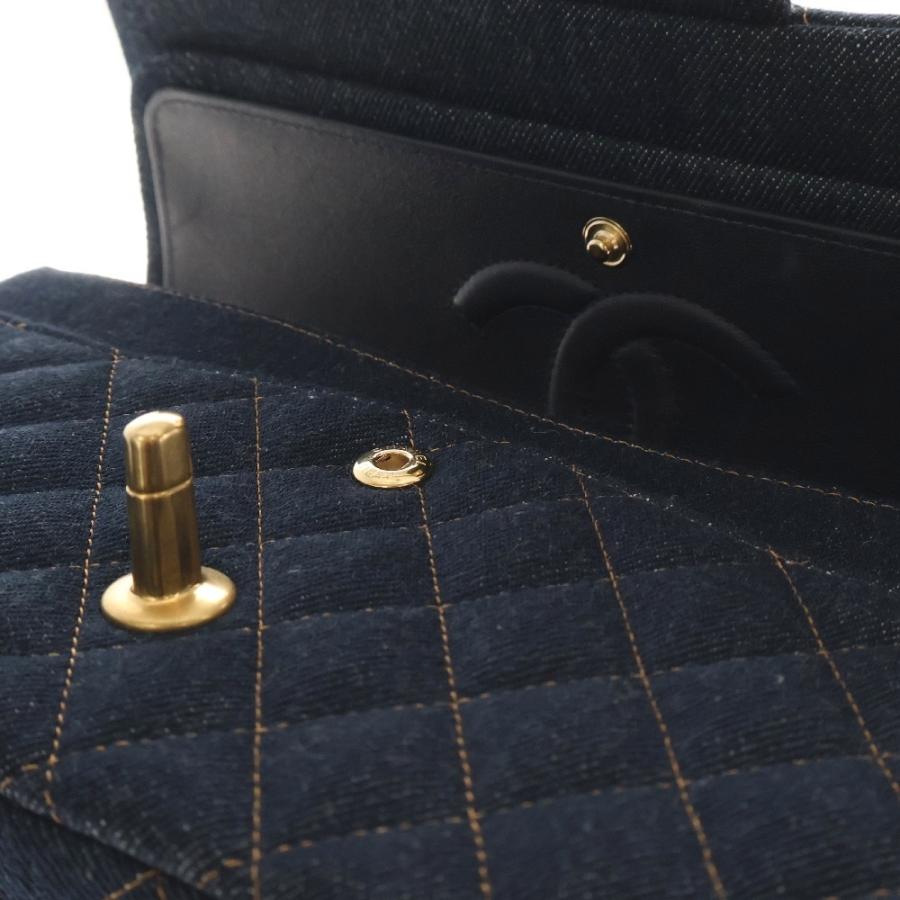 CHANEL シャネル シャネル25 スモール チェーン ワンショルダー バッグ ゴールド金具 ネイビー プレート CHANEL（シャネル） シャネル25 スモール チェーン ワンショルダー