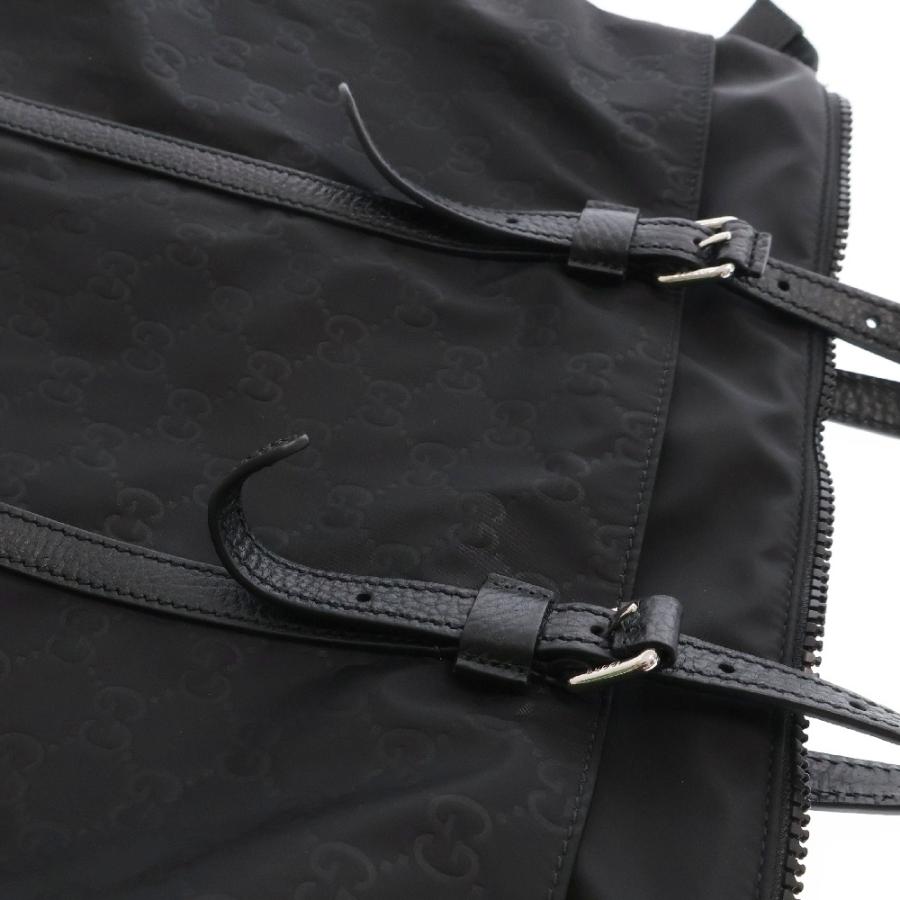 GUCCI（グッチ） GGナイロン ハンドバッグ トートバッグ ブラック