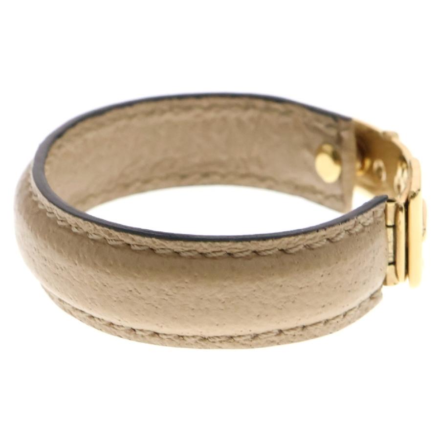 GUCCI（グッチ） バングル ブレスレット ベルトモチーフ ベージュ