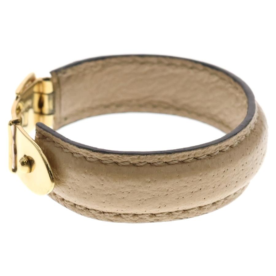 GUCCI（グッチ） バングル ブレスレット ベルトモチーフ ベージュ