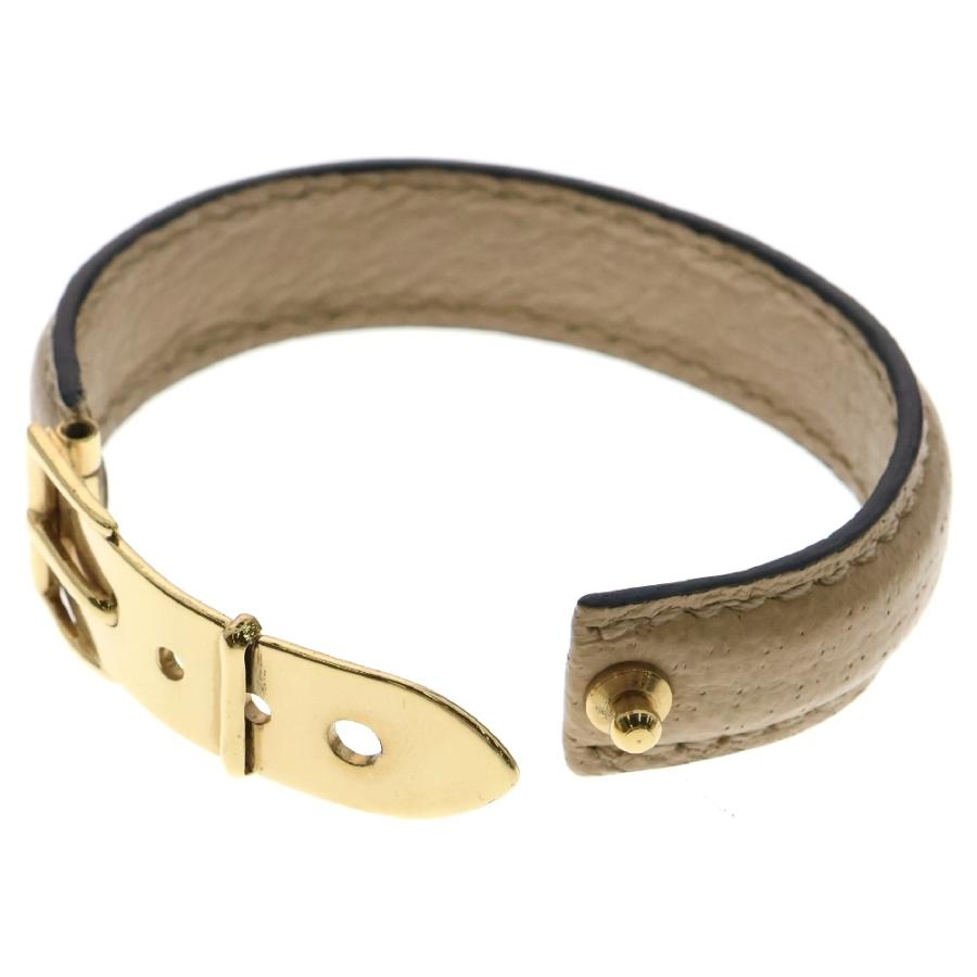 GUCCI（グッチ） バングル ブレスレット ベルトモチーフ ベージュ