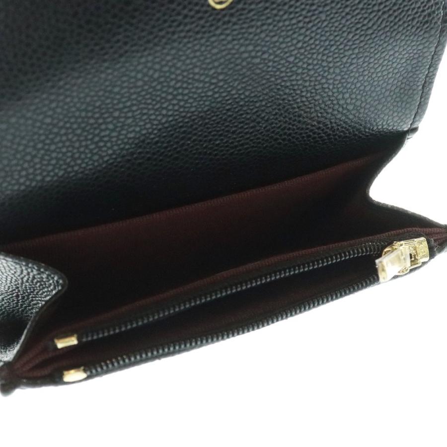 美品✨CHANEL シャネル マトラッセ コインケース ココマーク 黒 ゴールド シャネル CHANEL 20年製 マトラッセ コインケース 小銭入れ 丸型