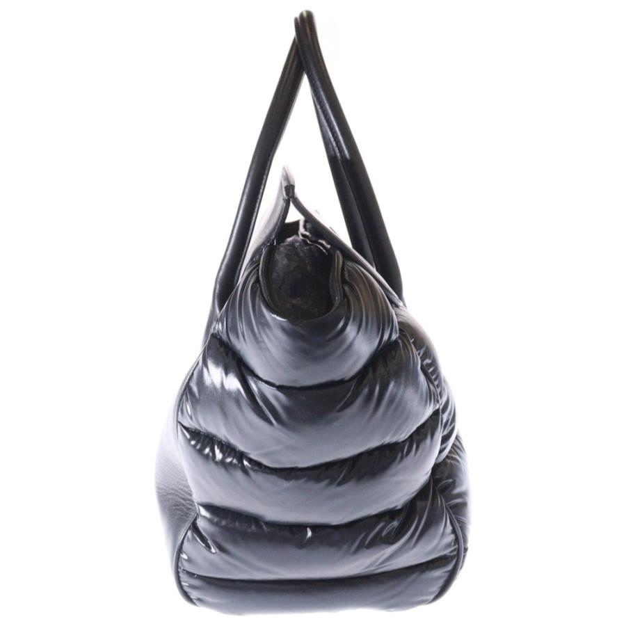 MONCLER モンクレール ナイロン×レザー ハンドバッグ ロゴ ネイビー MONCLER（モンクレール） ロゴ 2WAYトートバッグ ショルダーバッグ