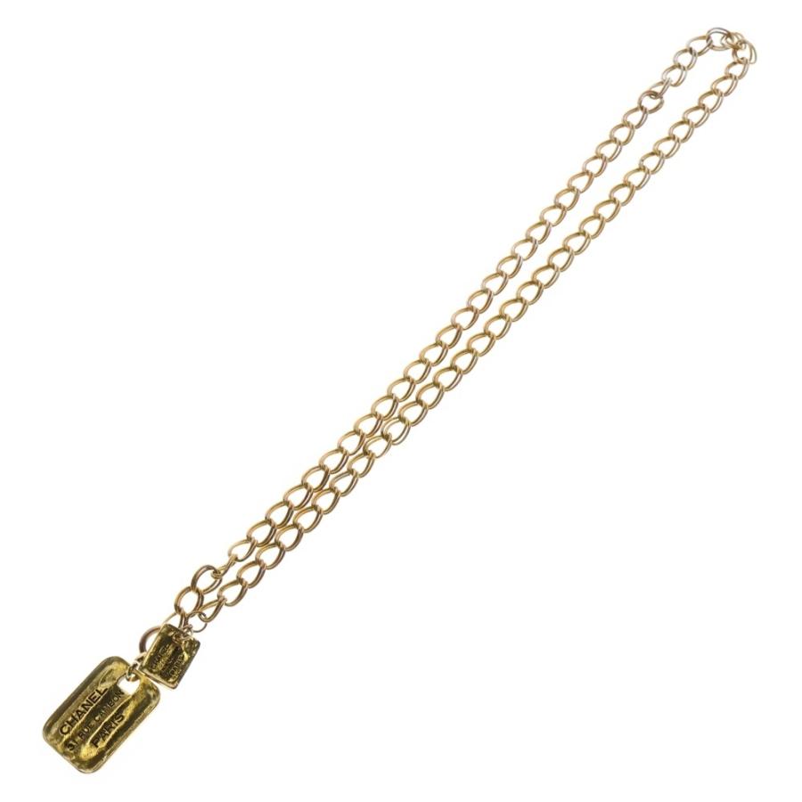 CHANEL（シャネル） カンボン プレート 31 ネックレス ゴールド GP