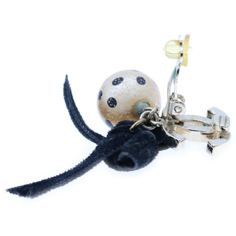 CHANEL（シャネル） ココマーク ドットパール リボン イヤリング